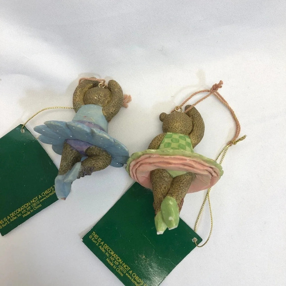 5/$20 kurt adler set of 2‎ ballerina bear ornament - Picture 3 of 4